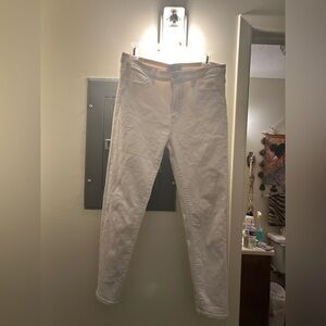 Vervet Women's Cream Skinny Jeans